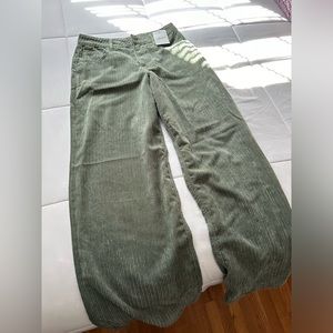 Forever 21 Wide Leg Velour/Corduroy Pant + TAGS